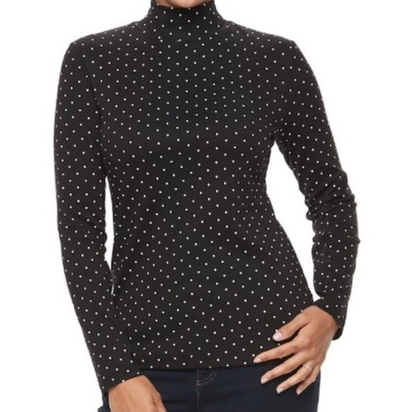 croft and barrow mock turtleneck